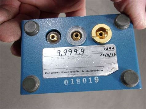 Electro Scientific Ind Esi Sr1 Standard Resistor 10 Kilohms