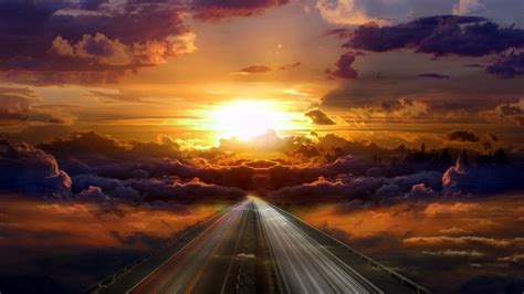 Sunrise Road Wallpapers Hd Desktop And Mobile Backgrounds