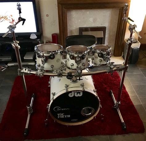 Massive thanks to @dwdrums for supplying the pedal and @thomaslangdrum for too many things to list here. DW 9000 Front Drum Rack package complete with extras ...