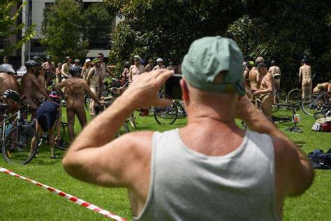 World Naked Bike Ride Melbourne In Australia Feb