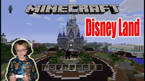 Minecraft Xbox 360 Map Showcase Disneyland Again Youtube
