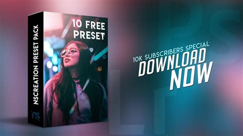 Free 10 Preset Pack For Photoshop And Lightroom Mobile Youtube