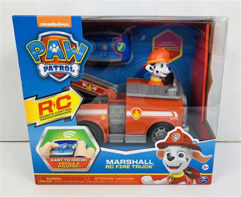 Nickelodeon Paw Patrol Pup Pad Rc Marshall Remote Control Fire Truck