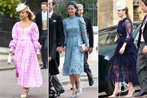 Prince william (centre) and his best man prince harry (left) are the chancellor of the exchequer, george osborne (far right), and his wife frances (third left) arrive for the royal wedding. The royal wedding guest dresses you can buy right now ...