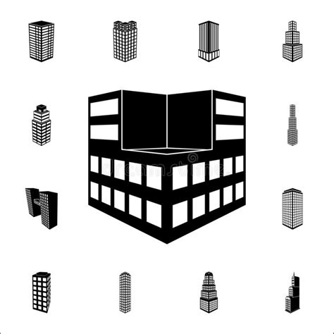 Illustration Of 3d Skyscraper Building Icon Element Of 3d Building For