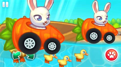 Racing Games For Kids Rabbit Race With Duck Cars For Kids Racing