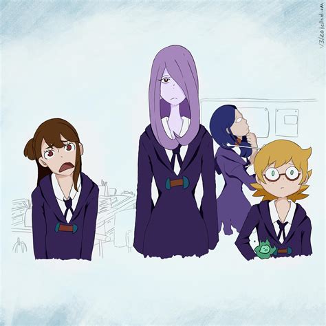 Akko Sucy And Lotte Eizouken Style [little Witch Academia] R Anime