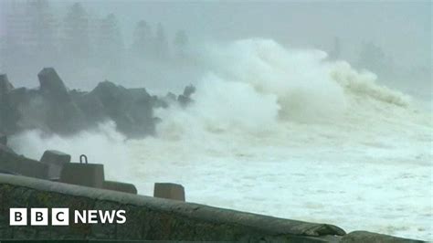 Major Storms Batter Australias East Coast Bbc News