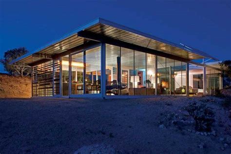Exposed Steel Frame House Palm Springs Architecture Amazing