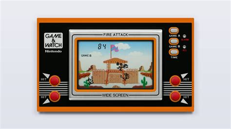 Game And Watch Fire Attack C1982 Nintendo Mame Emulation Footage