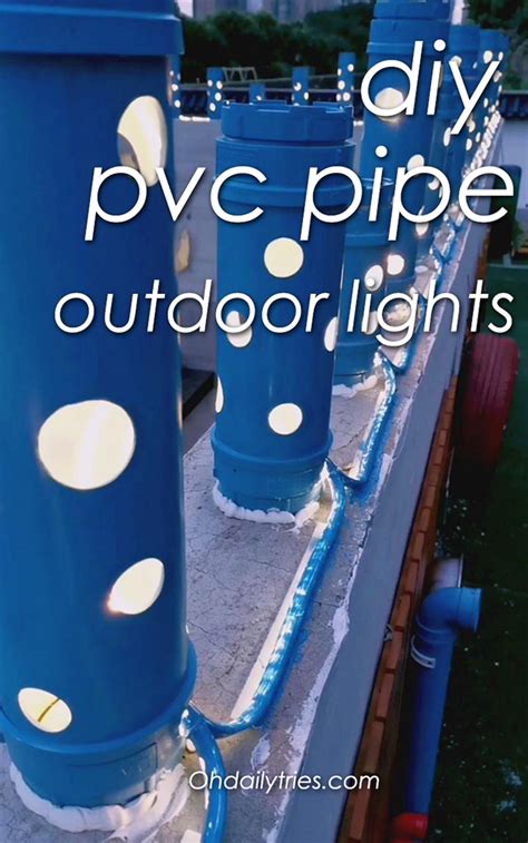 How To Make Outdoor Lights With Pvc Pipes