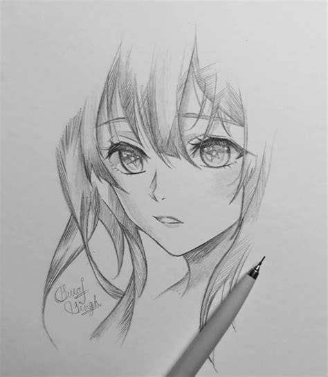 Girl Drawing Sketches Anime Drawing Styles Anime Girl Drawings Anime