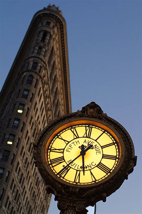Flatiron Clock New York City Clock Tower Beautiful Clock New York