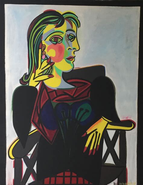 Portrait Of Dora Maar 1937 Cool Paintings Pablo Picasso Yarn Art