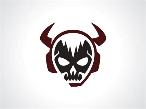 Horn Skull Gamer Logo Template By Heavtryq On Dribbble