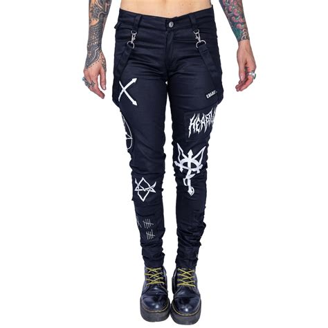 goth girl witch pants goth goth ladies trousers goth ladies pants