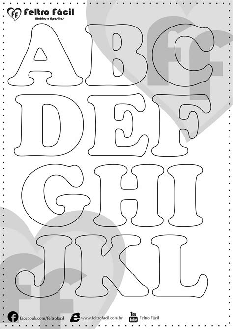 Moldes De Letras Para Imprimir El Alfabeto Completo Molde Alfabeto 99a
