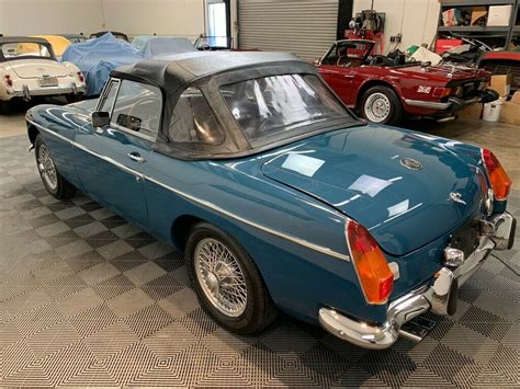 1972 Mgb Roadster Mineral Blue Wire Wheels Superb Cosmetic