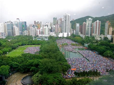 Legally Breaking The Rules The Annual 1st Of July Marches In Hong Kong