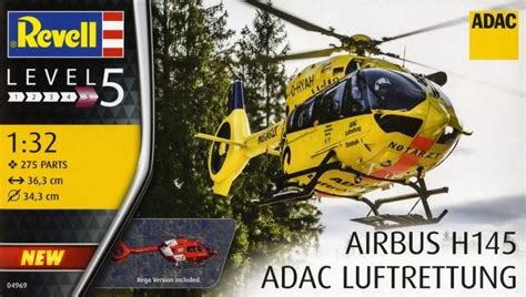 Revell 132 Airbus H145 Adacrega Helicopter 04969