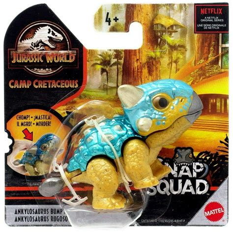 Buy Jurassic World Camp Cretaceous Snap Squad Ankylosaurus Bumpy Figure