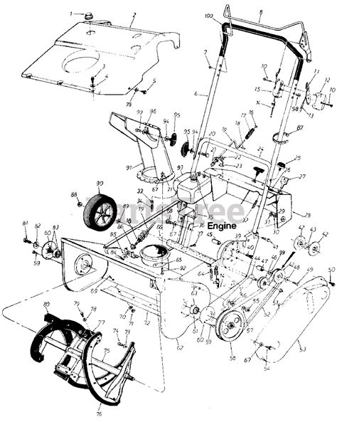 Mtd 31183 7 Mtd Snow Thrower 1987 21 Parts Lookup With Diagrams