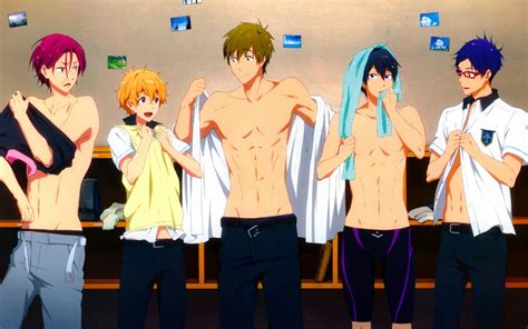 Free Download Free Iwatobi Swim Club Anime Boys Characters Nagisa Hazuki Rin X For