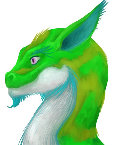 Green Furry Dragon Head Thing By Roymbrog On Deviantart