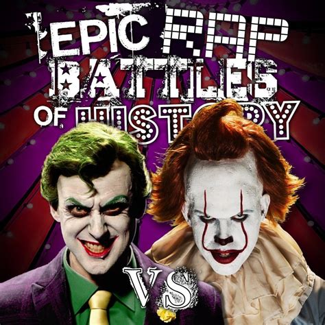 the joker vs pennywise season 6 epic rap battles rap battle rap