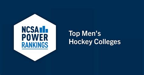 Best Mens Hockey Colleges Ncsa Power Rankings 2022