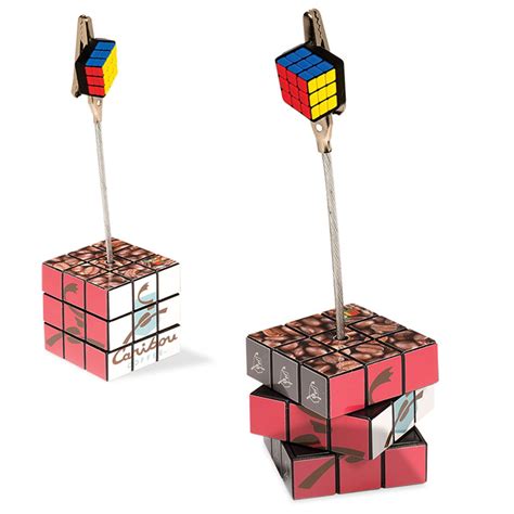 Wondering how people can come up with a rubik's cube solution without even looking? Promotional Custom rubik's® cube notenest Personalized ...