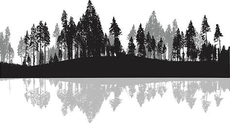 Treeline Silhouette Illustrations Royalty Free Vector Graphics And Clip