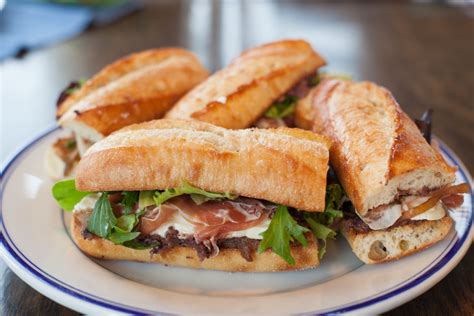 Baguette Sandwiches With Prosciutto Brie Fennel And Olive Tapenade