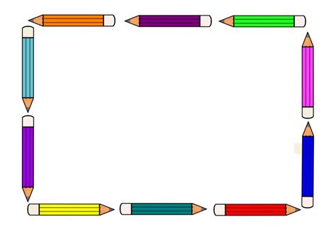 The wood starts with two sections, each of which has a long groove. Stationery Paper - Clip Art Pencil Border | Transparent ...