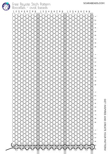 Printable Seed Bead Graph Paper Free Designer Download Beadwork