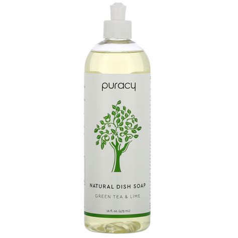 Puracy Natural Dish Soap Green Tea And Lime 1source