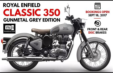 Royal enfield introduced classic model bikes in 10 variants. 2018 Royal Enfield Classic 350 'Gunmetal Grey' and Classic ...