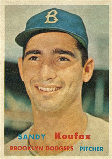More sandy koufax pages at baseball reference. 1957 Topps Sandy Koufax #302 Baseball Card Value Price Guide