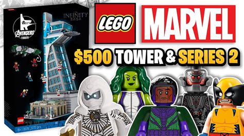 Lego Marvel Minifigures Series 2 And 500 Avengers Tower Modular Leak