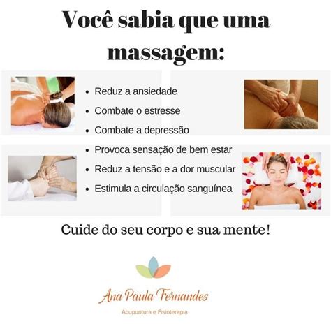 Você Sabia Que Uma Massagem Benefícios Da Massagem Massagem Dor Muscular