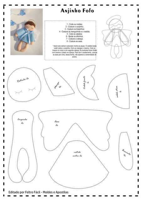 Moldes De Feltro 90 Modelos Grátis E Perfeitos Para Artesanatos