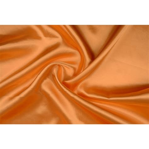 Poly Satin Dark Orange Yes Fabrics