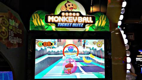 Super Monkey Ball Ticket Blitz Arcade Game At Dave And Busters Ticket