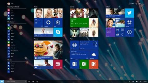 Windows 10 Start Screen And Start Menu Revamped By Concept Designer