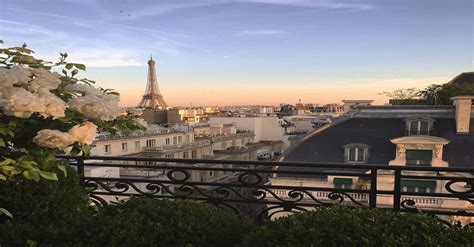 Balcony View Of The Eiffel Tower 1080 X 1080 Paris