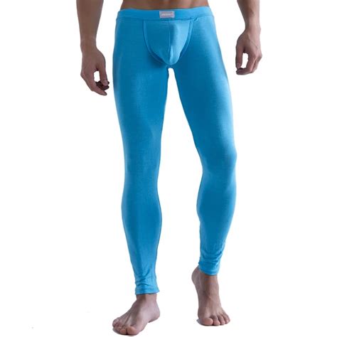 Sexy Mens Underwear Long Johns Ultra Thin Modal Fabric Autumn Pants