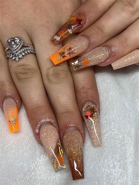 19 Most Beautiful Fall Nails For 2019 Stylish Belles Long Acrylic