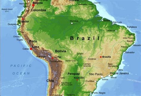 28 Map Of South America Physical Features Online Map Around The World