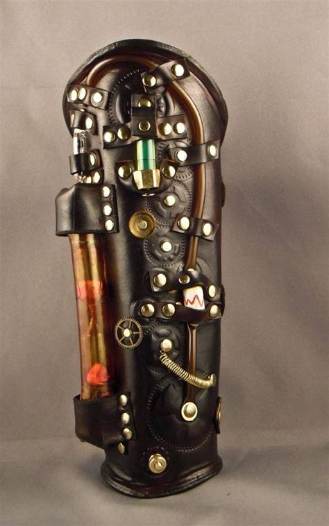 Steampunk Bracer Steampunk Leather Steampunk Accessories Steampunk