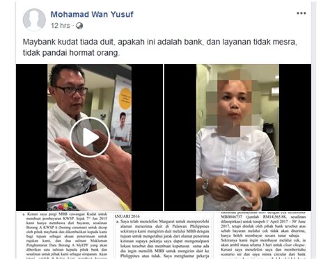 Maybe you would like to learn more about one of these? Video : Bank tiada duit, Manager Maybank dimalukan depan ...